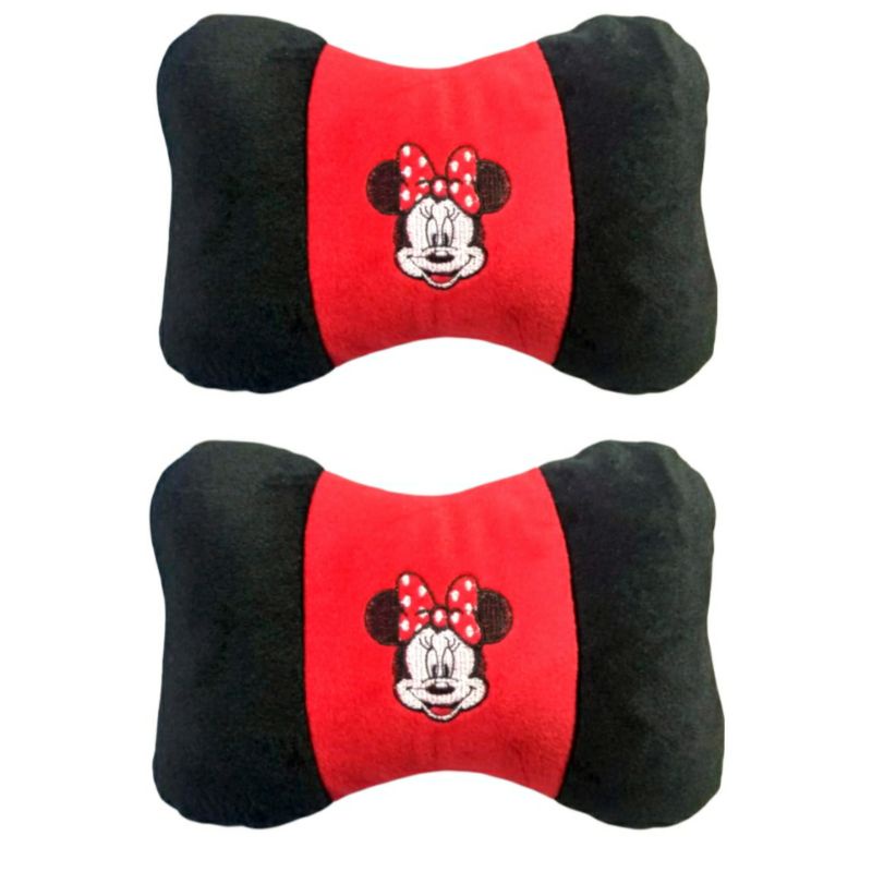 Paket Bantal Jok mobil Minnie Mouse