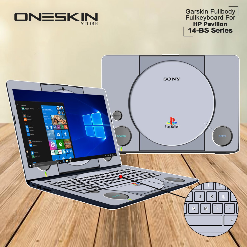 Garskin Laptop Cover HP 14-BS742TU 14-BS743TU 14-BS745TU 14-BS746TU 14-BS747TU Fullbody