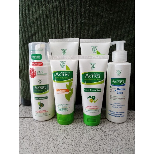 ACNES FACIAL WASH / ACNES FACEWASH / ACNES FOAMING WASH / ACNES GENTLE CLEANSER / ACNES CREAMY WASH