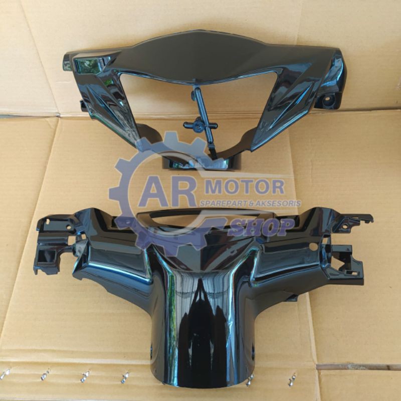 BATOK KEPALA DEPAN BELAKANG JUPITER MX OLD / LAMA HITAM Cover Body Halus Jupiter Mx Lama Cover Body 