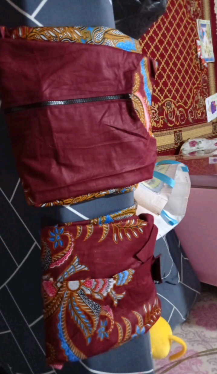 Kemeja Batik Pria Lengan Panjang Size M L Xl Xxl Bswart Batik Hrb026 Kenango Panjang Padi