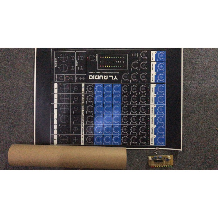 TERBARU STIKER PANEL MIXER 6 CHANEL TERLARIS