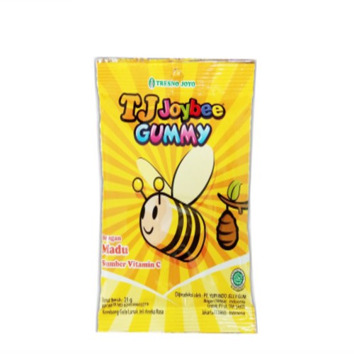 TJ Joybee Gummy sachet 21gr MADU+VITAMIN C Tresno Joyo