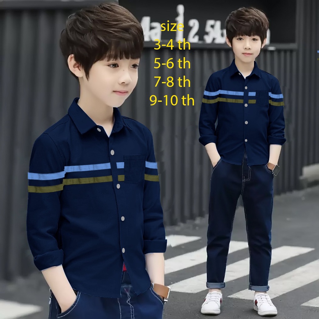 Daniela_Colection /POSH/ kemeja anak laki laki / baju kemeja anak laki laki / Kemeja anak laki laki 