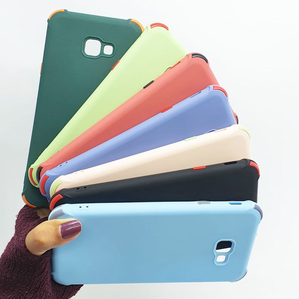 Samsung Galaxy J4 Prime Softcase Candy Crack Macaron 2 Tone Plus Pelindung Camera