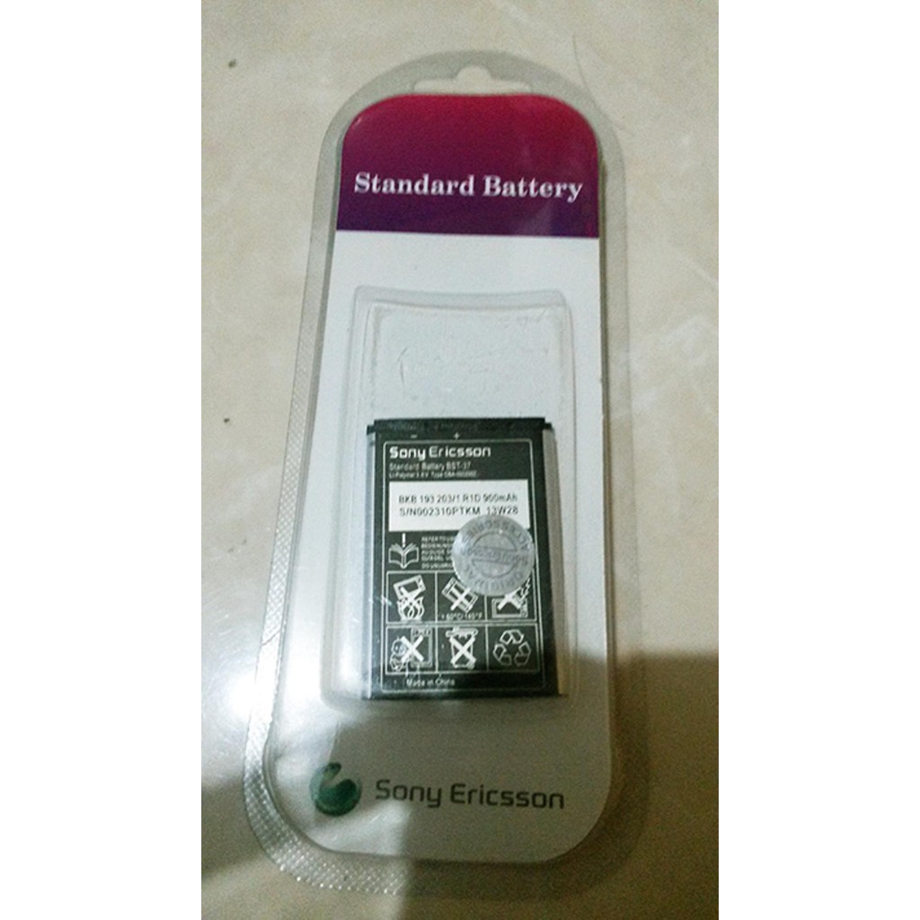 baterai BST 37 standar K750 W800 D750i J100 J110 J120 J121 J220 J230