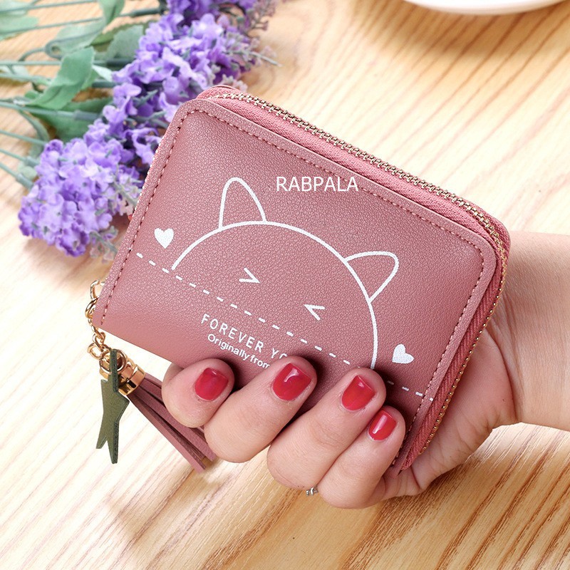 RABPALA - DOMPET MINI WANITA D103 DENGAN KARAKTER UNIK