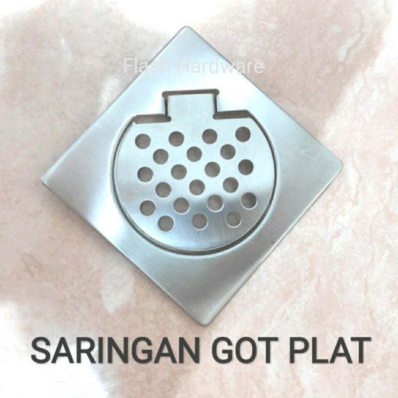 Jual saringan got plat stenlis 4 inch/ saringan air kamar mandi Shopee Indonesia