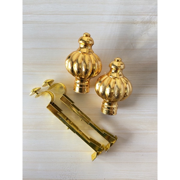 Aksesoris gorden/ Brecket rollet/ mahkota rollet/ kaki gorden/ cantolan gorden/ tutup besi gorden/ c