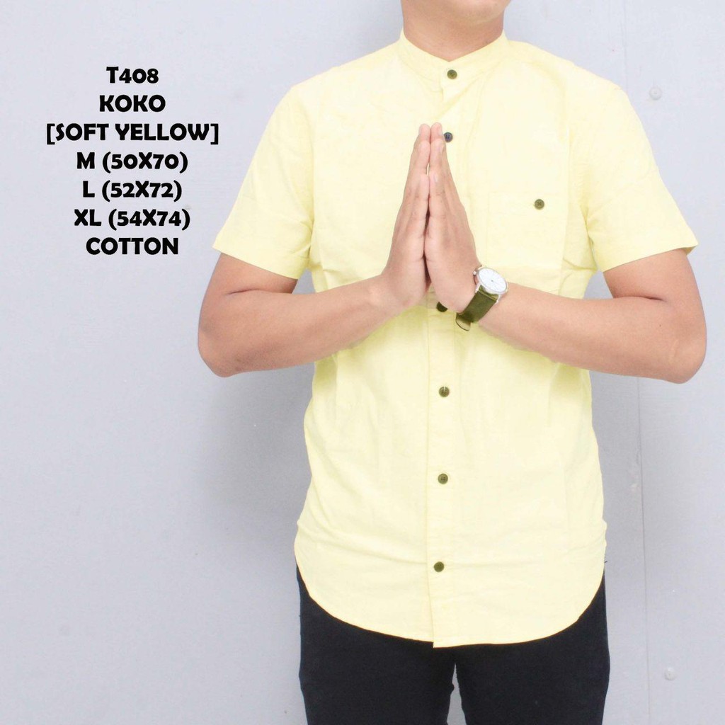 TYPIC PLAIN / KEMEJA KOKO PRIA TERLARIS BANDUNG