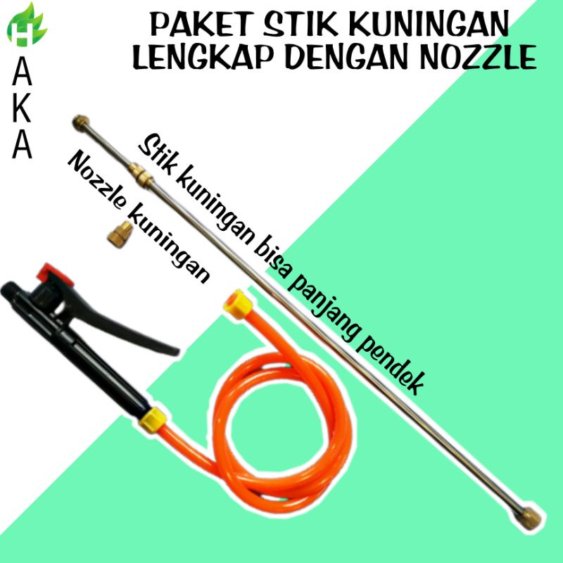 Jual Paket Stik Kuningan Kran Selang Dan Nosel Kuningan Paket Sprayer