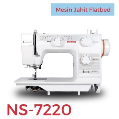 Mesin Jahit Semi Portable NS7220 JANOME (DOUBLE BUBBLE WRAP+KARDUS)