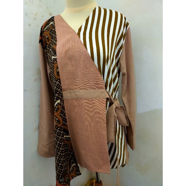 tunik kombinasi batik