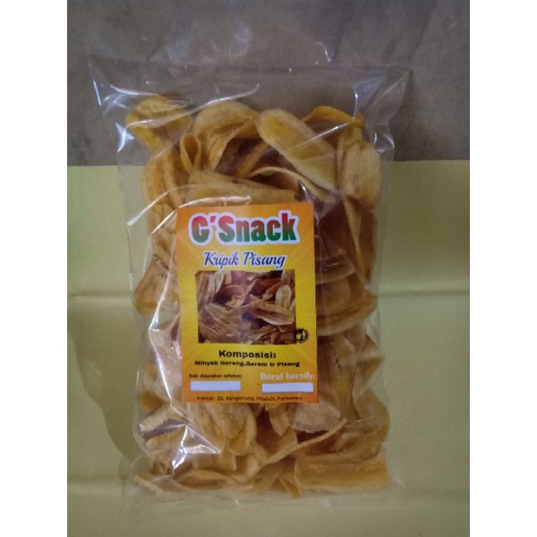 

Snack.cemilan.kiloan.kripik pisang gurih.enak&renyah . 250gram