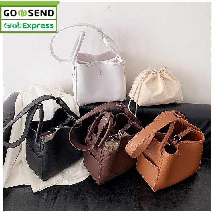 COD BAYAR DITEMPAT!!! 9920 Square Bag With Side Pocket / TAS POCKET WANITA KEKINIAN