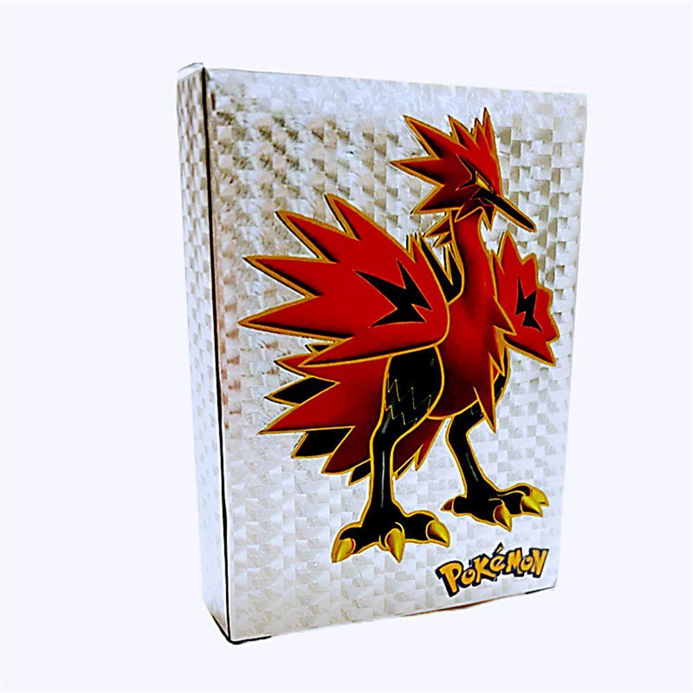 Kartu Pokemon TOP Hadiah Anak Pikachu Langka Koleksi Charizard Battle Metal Gold Silver