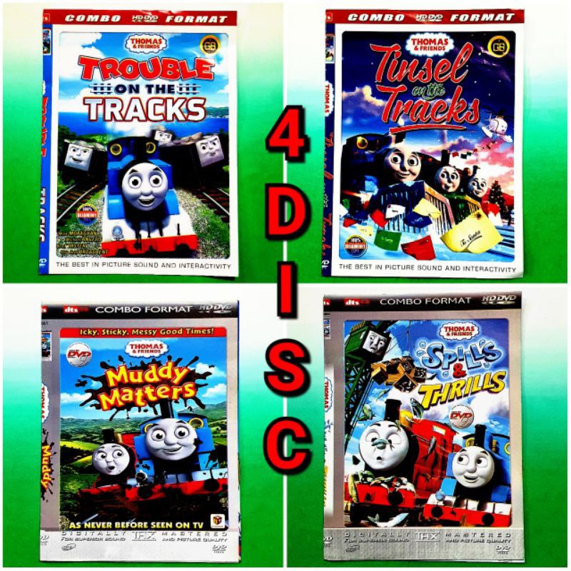 KASET FILM - THOMAS & FRIEND / PAKET ANIMASI ANAK KARAKTER KERETA API POPULER 4 VARIAN