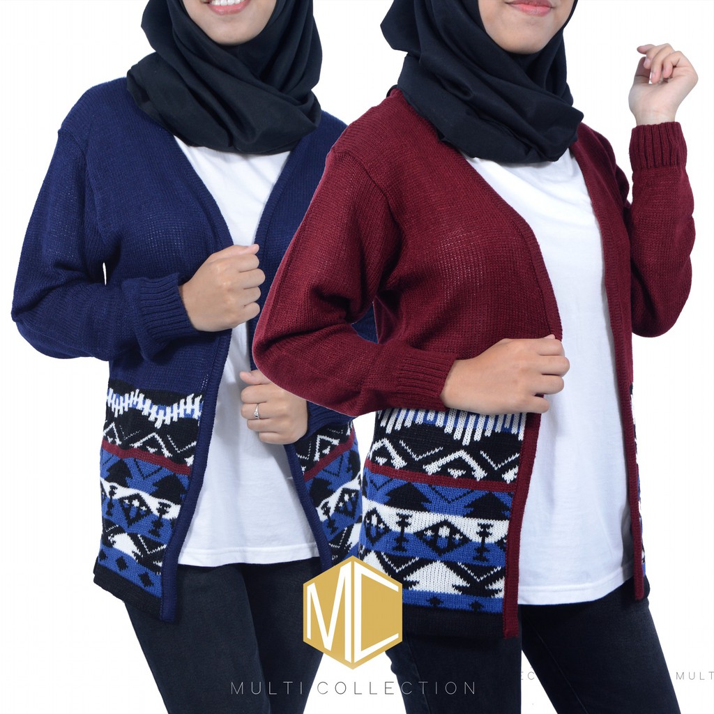 ETNICA TRIBAL CARDY baju rajut  korea kardigan rajut  