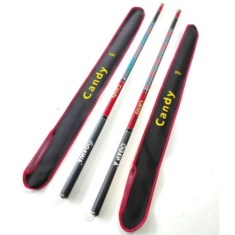 Joran Pancing Ogawa Candy 360 450 Carbon Ruas Panjang