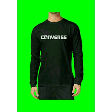 KAOS DISTRO LONG SLEEVE LENGAN PANJANG TSHIRT PRIA CONVERSE