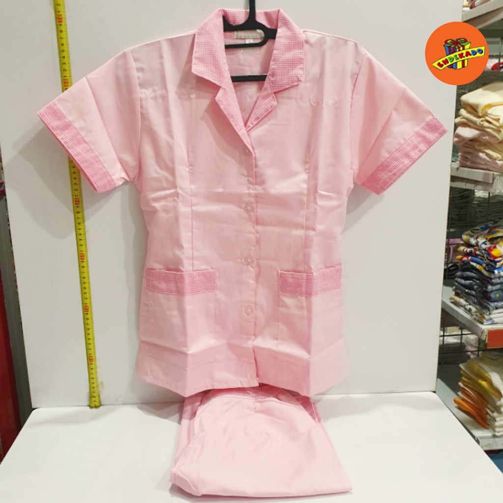 BAJU SERAGAM SUSTER/ BABY SITTER CELANA KULOT - Seragam Pengasuh Anak