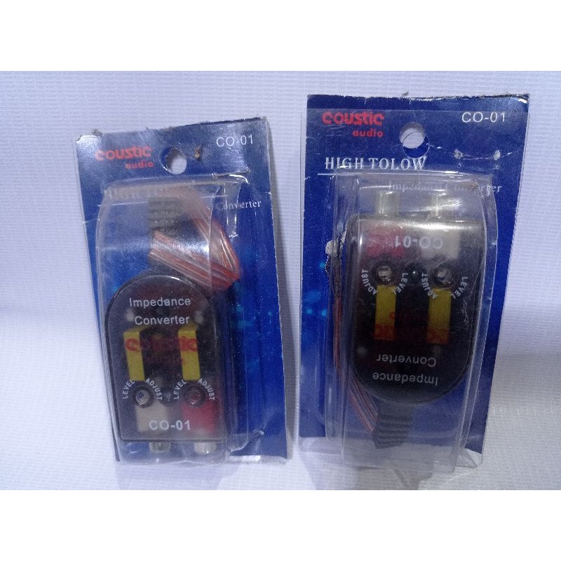 converter audio impedance audio out RCA