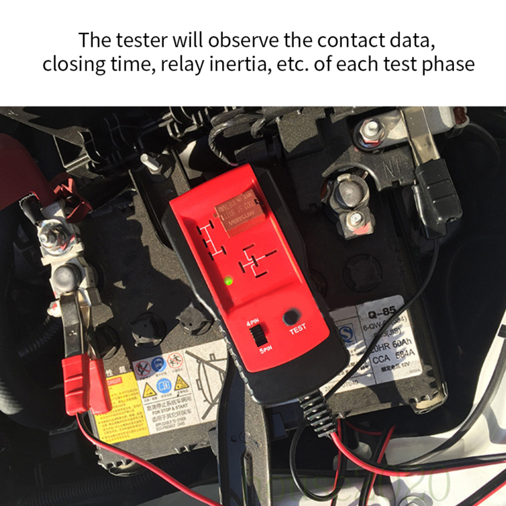 Alat Tester Relay Detektor Sirkuit Aki Kendaraan 12v Universal