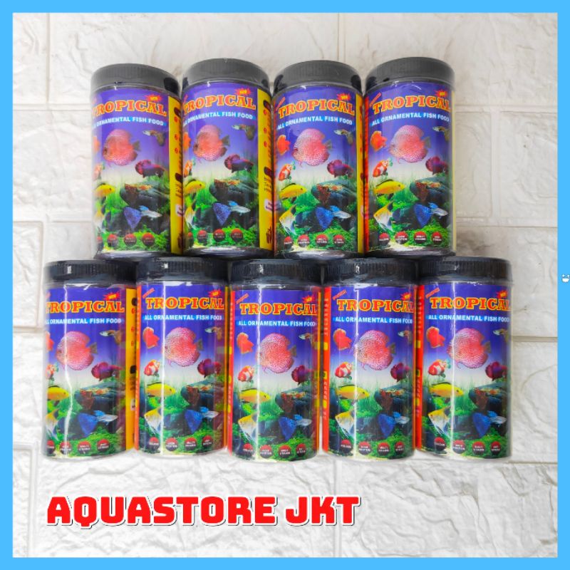 MAKANAN IKAN HIAS WONDER TROPICAL 100GRAM