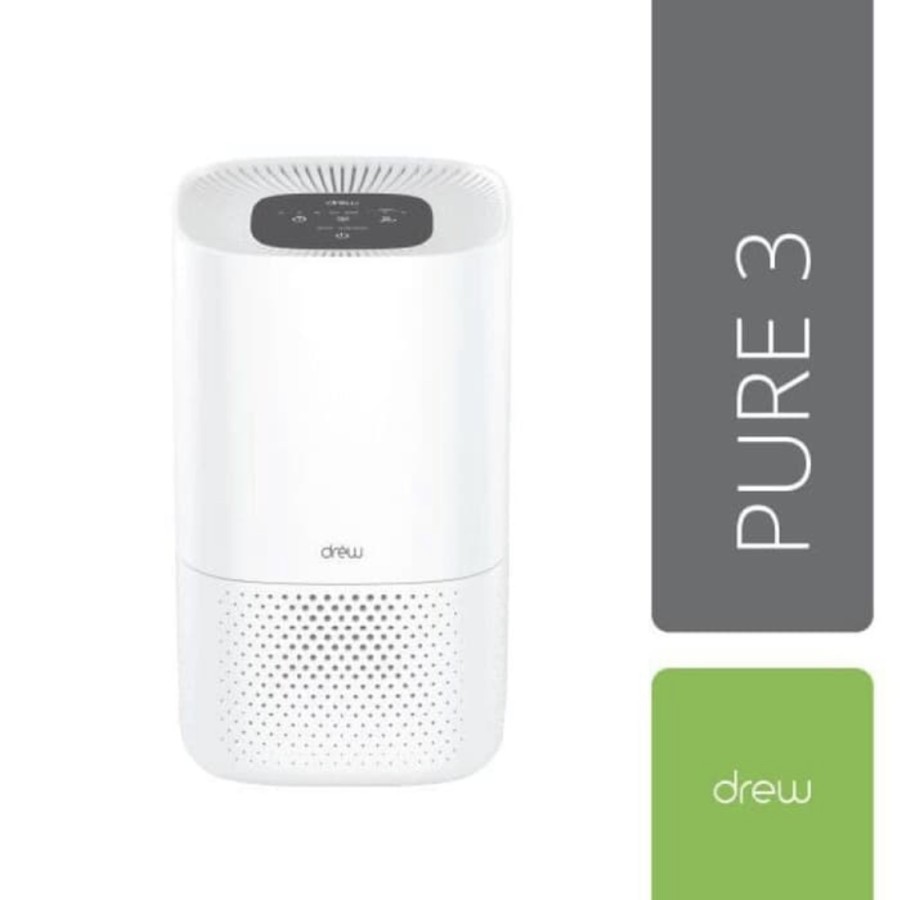 DREW AIR PURIFIER PURE 3 / PENYARING UDARA / FILTER UDARA UV C HEPA 13