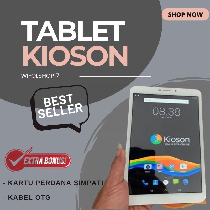 Tablet Tab Android Handphone Kioson Murah 8 Inch Baru Terlaris Tablet Edukasi Anak Ram 1/8GB