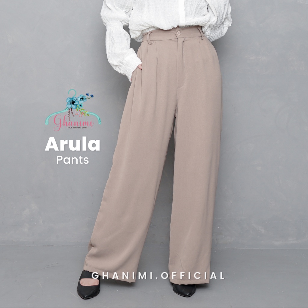 Ghanimi - Arula Pants / Celana Kulot Highwaist