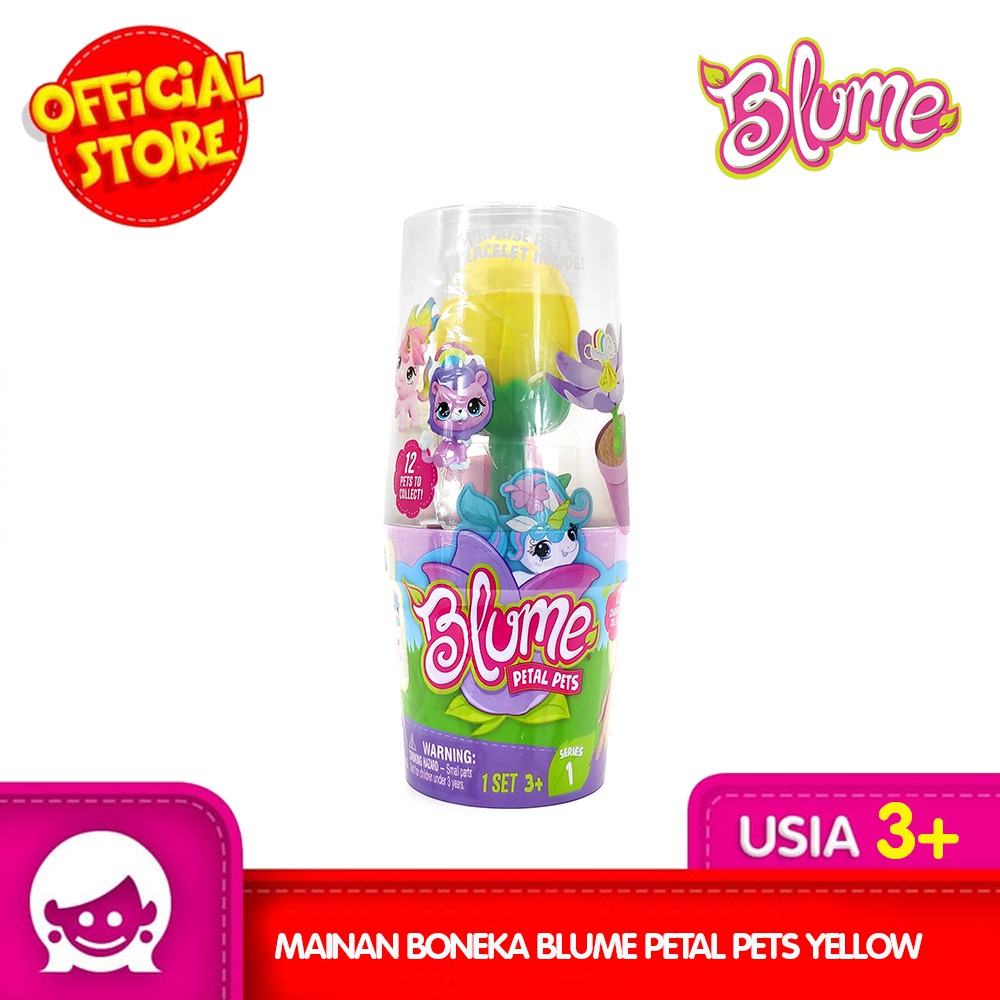 Mainan Boneka Blume Petal Pets Yellow