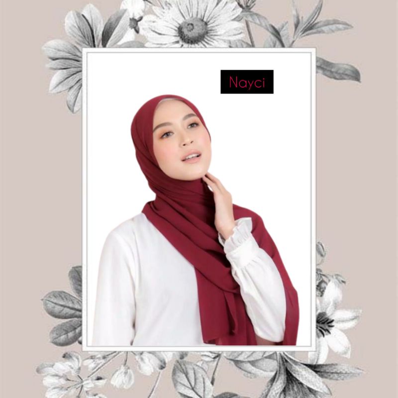 [COD] Pashmina Ceruty babydoll part 1 | kerudung panjang | selendang | Hijab | Pashmina 75×200cm