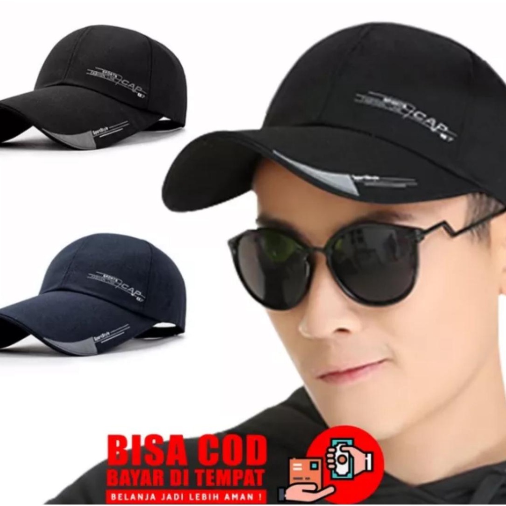 MS - Topi Baseball cap Sport Style Polos Untuk Pria Wanita