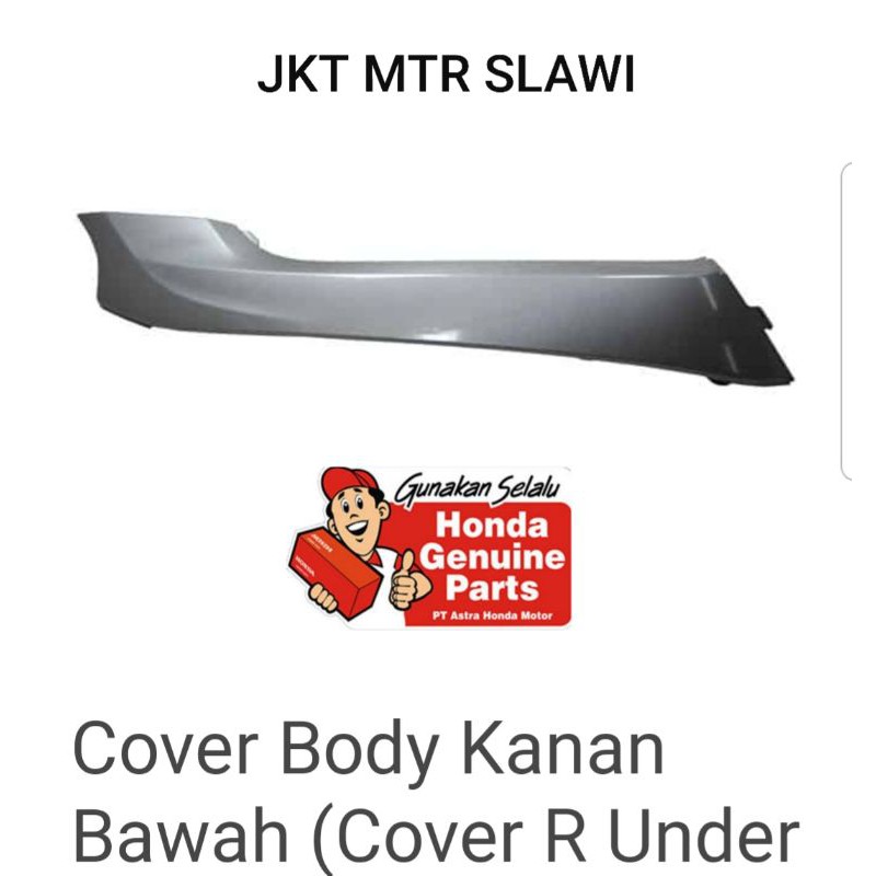 under side cover bawah sampingbordesgeniowarnasilverorihondaahmaslihonda