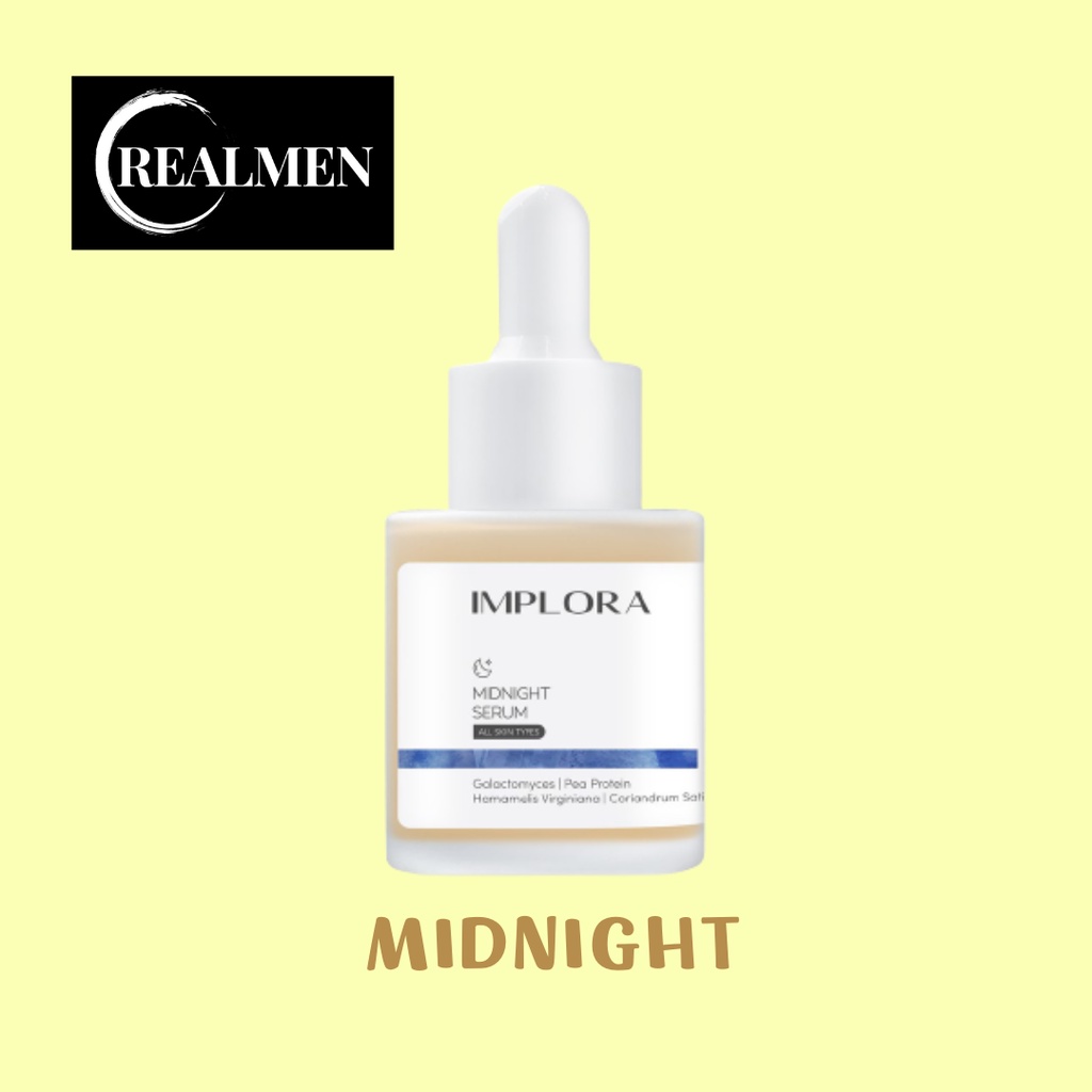 (BPOM) IMPLORA FACE SERUM LUMINOUS BRIGHT SERUM 24K GOLD ACNE PEELING MIDNIGHT HYDRATING SERUM WAJAH IMPLORA