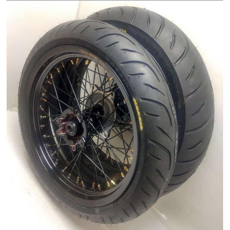 Ban Supermoto KLX 150 - Velg EXCEL Ban MAXXIS 17 250 300