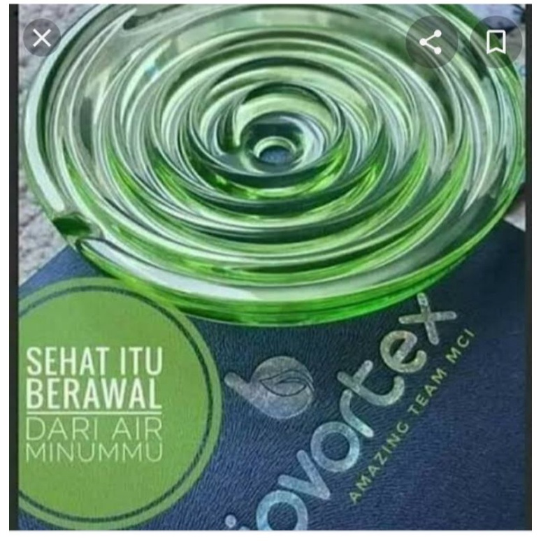 Bioglass VORTEX jumbo ukuran 15 cm