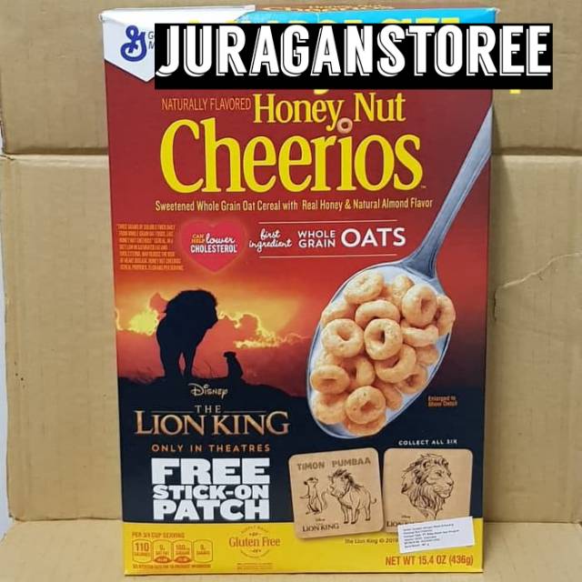 

cheerios honey nut cereal 436gr