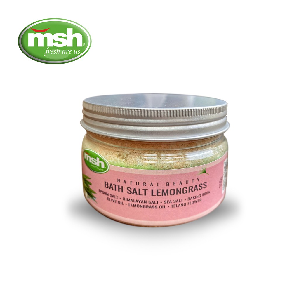 

Premium MSH Bath Salt Lemongrass 350 g