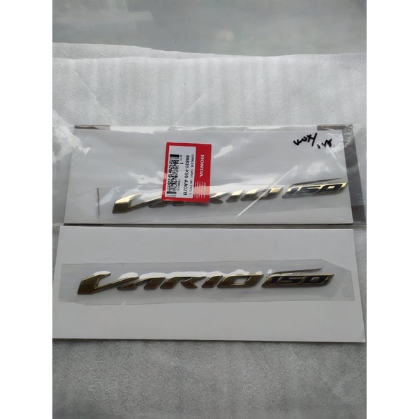 EMBLEM VARIO 150 GOLD ORIGINAL HONDA
