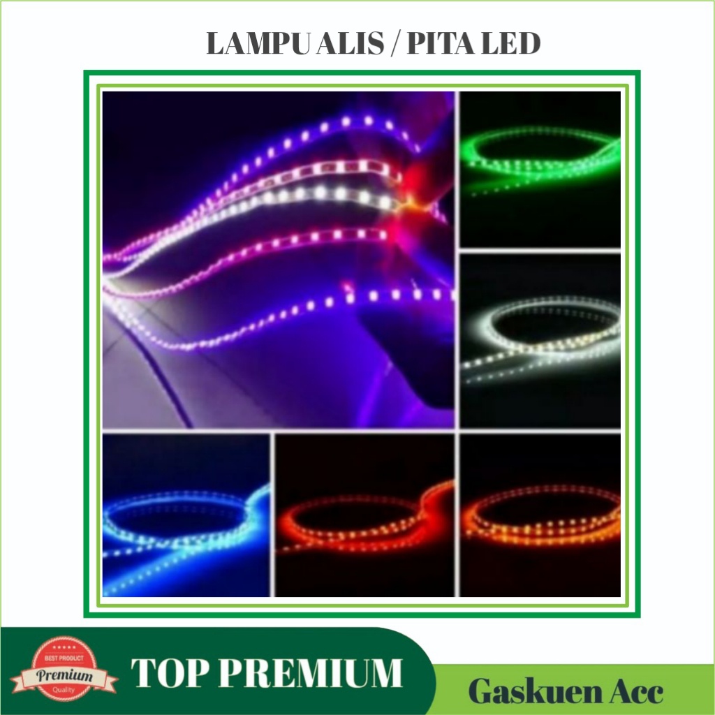 Lampu Alis LED Lampu Pita Lampu Alis Rgb 45cm Universal Motor