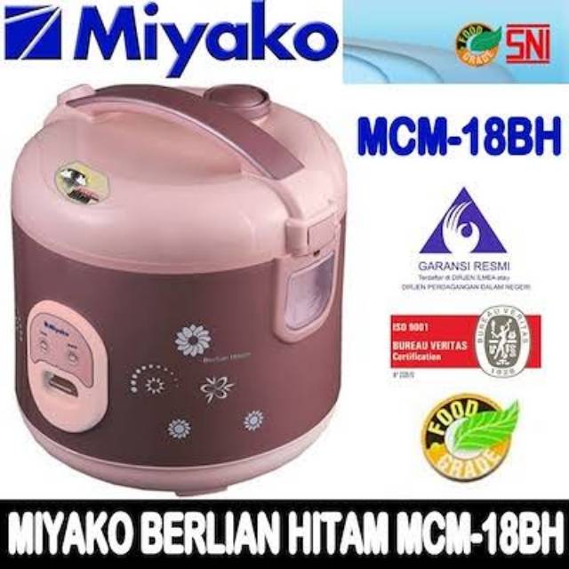 RICE COOKER MIYAKO MCM-18 BH