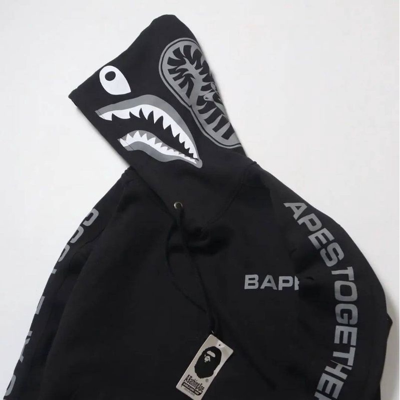 Hoodie SKM BAPE AGB Black Sweater Premium Original