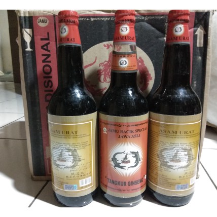 

jamu tangkur gingseng asam urat asli segel halal - ju729
