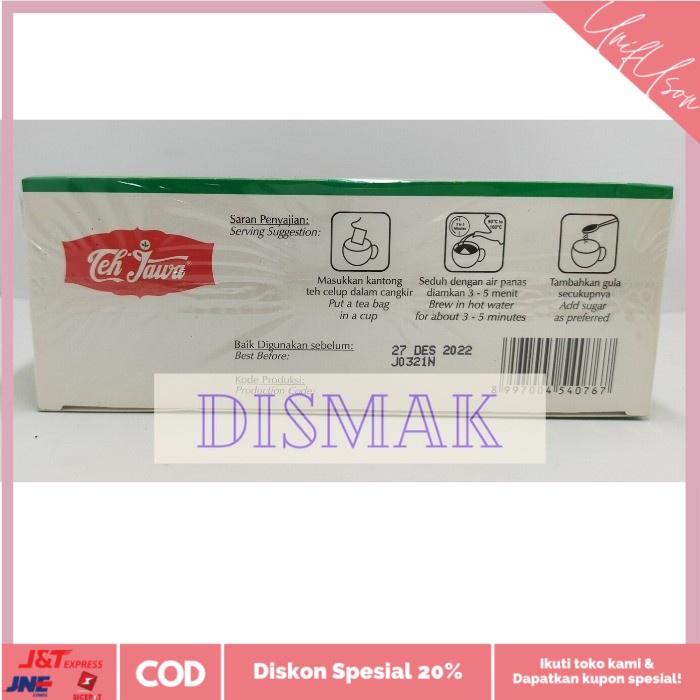 

⭐COD⭐ Teh Jawa Celup Jasmine 10 Pcs