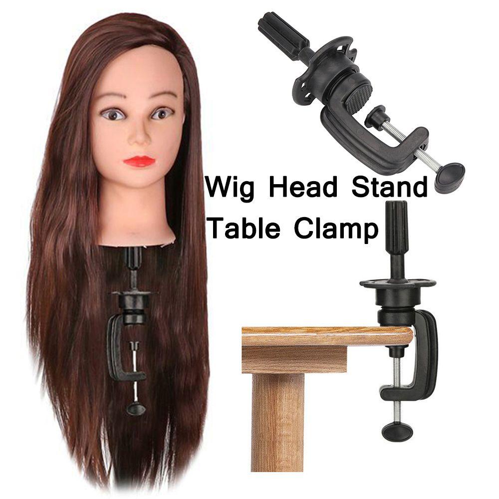 Needway Wig Stand Plastik Adjustable Hairstyles Cosmetology Alat Salon Hairdressing Training Head Holder