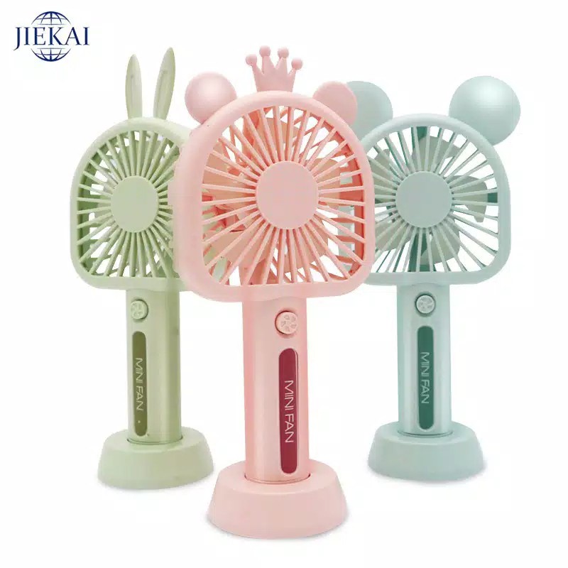 Kipas Angin mini Fan Portable Mini Rechargeable terbaru Jiekai