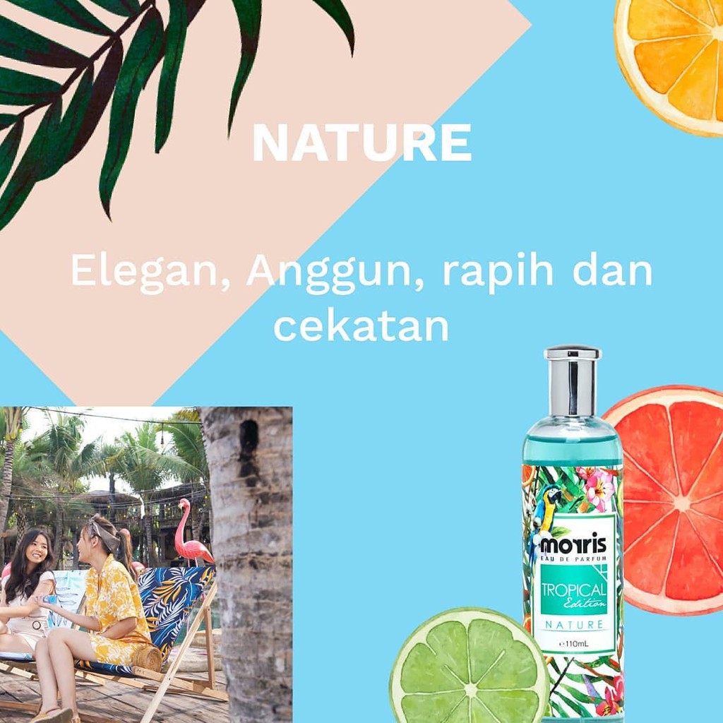 Morris Eau De Parfum Tropical | Minyak Wangi 110 ml