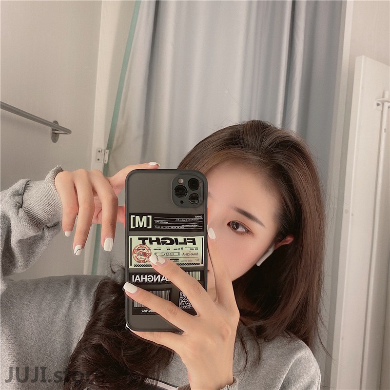 Hard Case Bahan Silikon Warna Matte Untuk Iphone 6 6s 7 8 Plus 11 Pro Max X Xs Max Xr